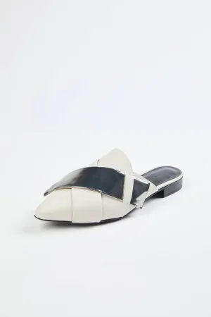 Origami Slipper In Bone