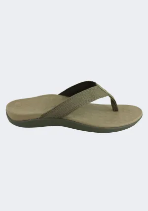 Orthaheel Womens Wave II Thongs in Khaki