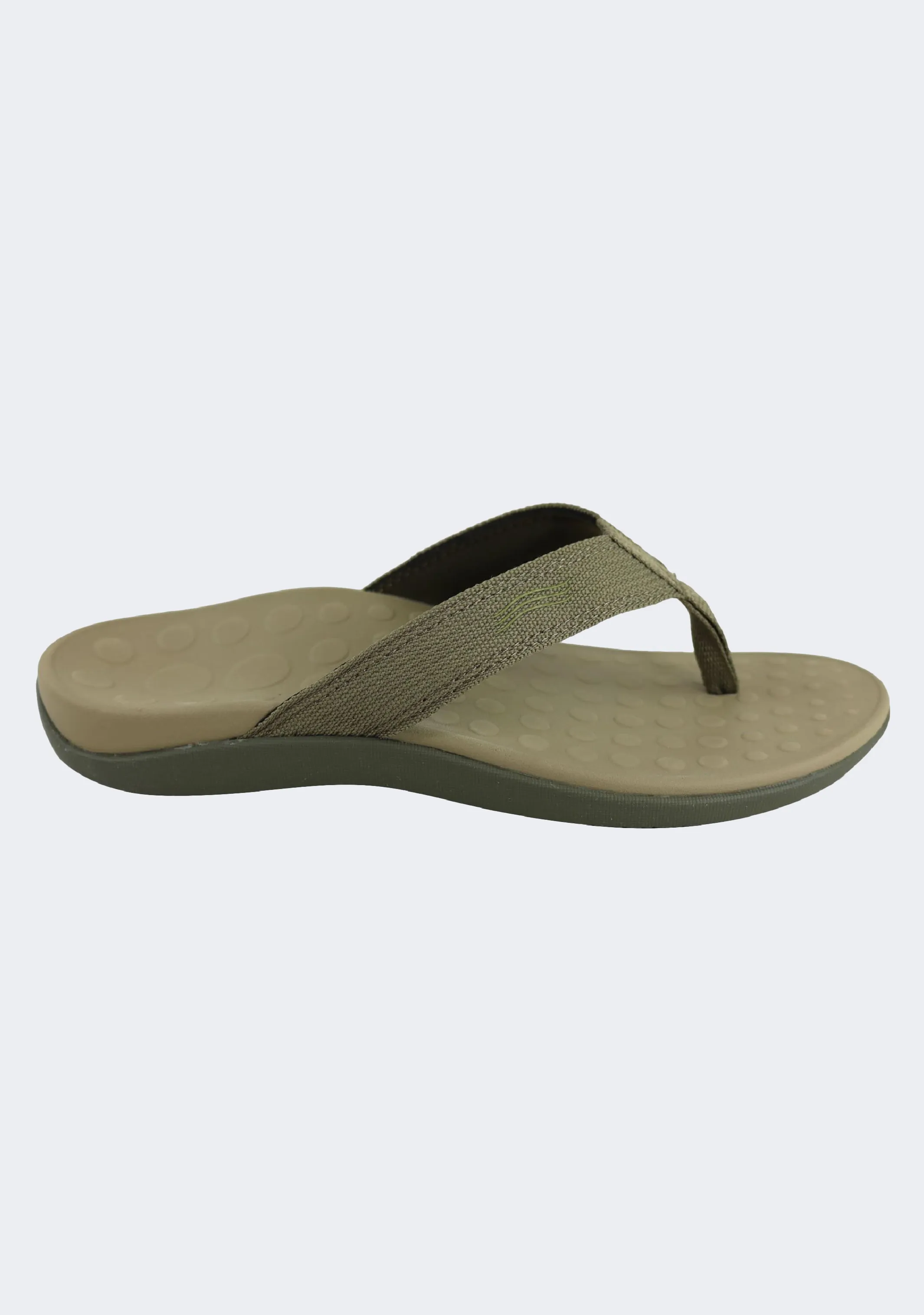 Orthaheel Womens Wave II Thongs in Khaki