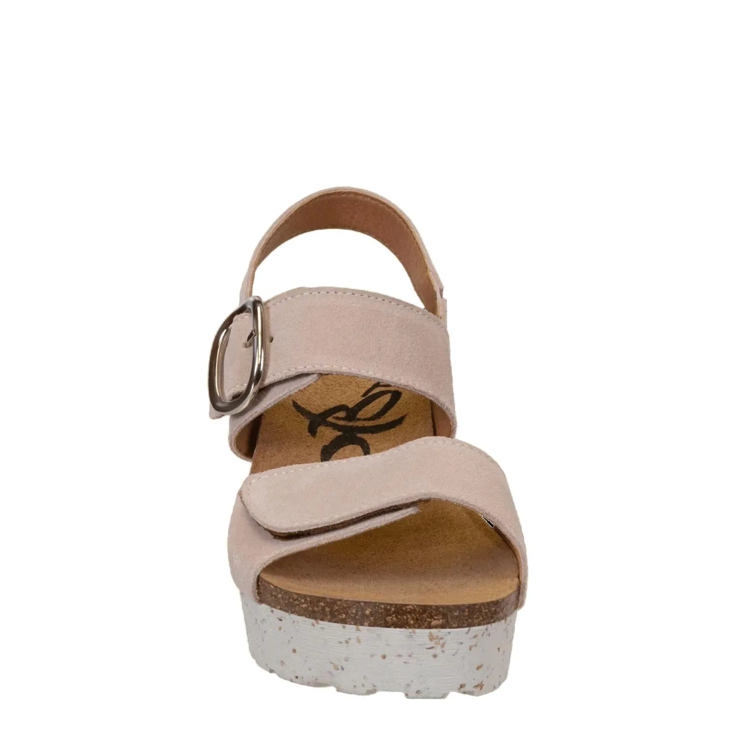 Peasant Wedge Sandal In Rosette