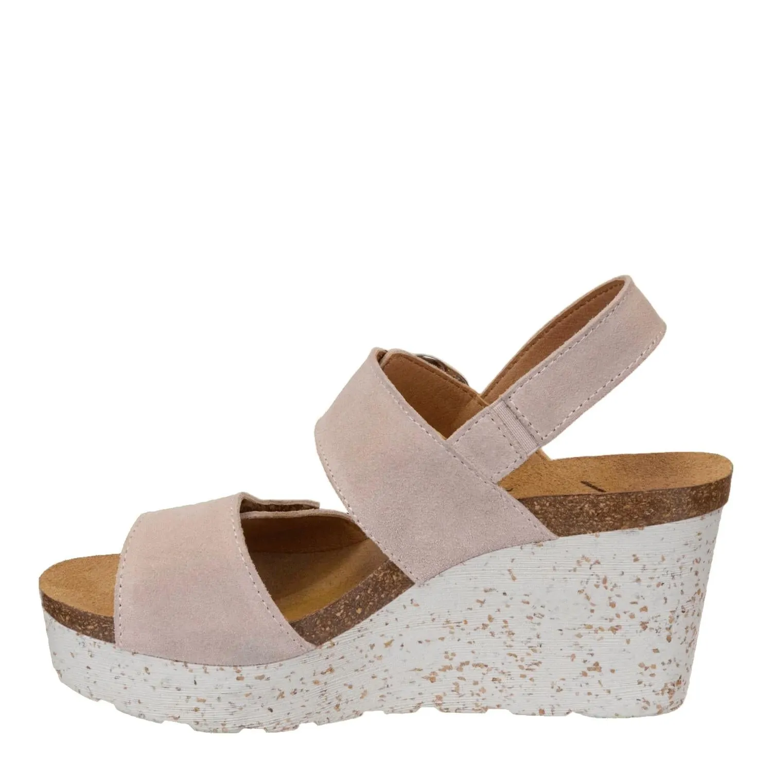 Peasant Wedge Sandal In Rosette