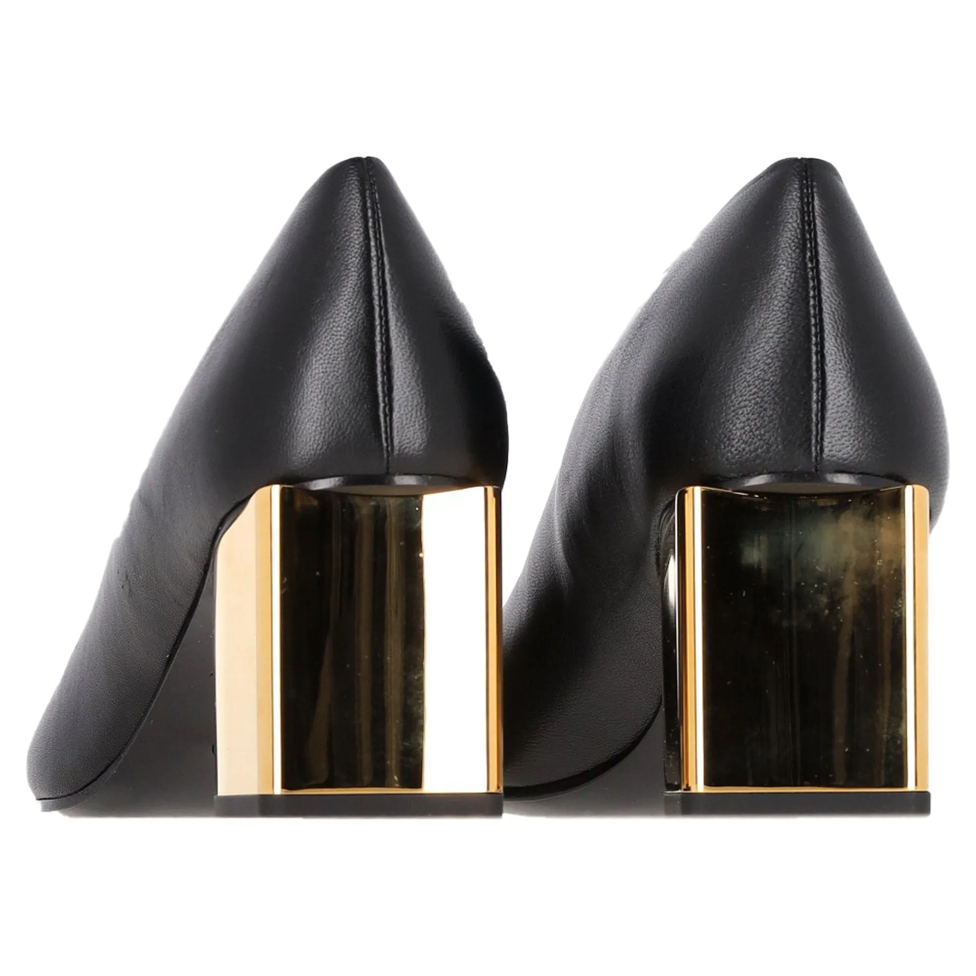 Proenza Schouler Block Heel Pumps In Black Leather