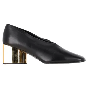 Proenza Schouler Block Heel Pumps In Black Leather