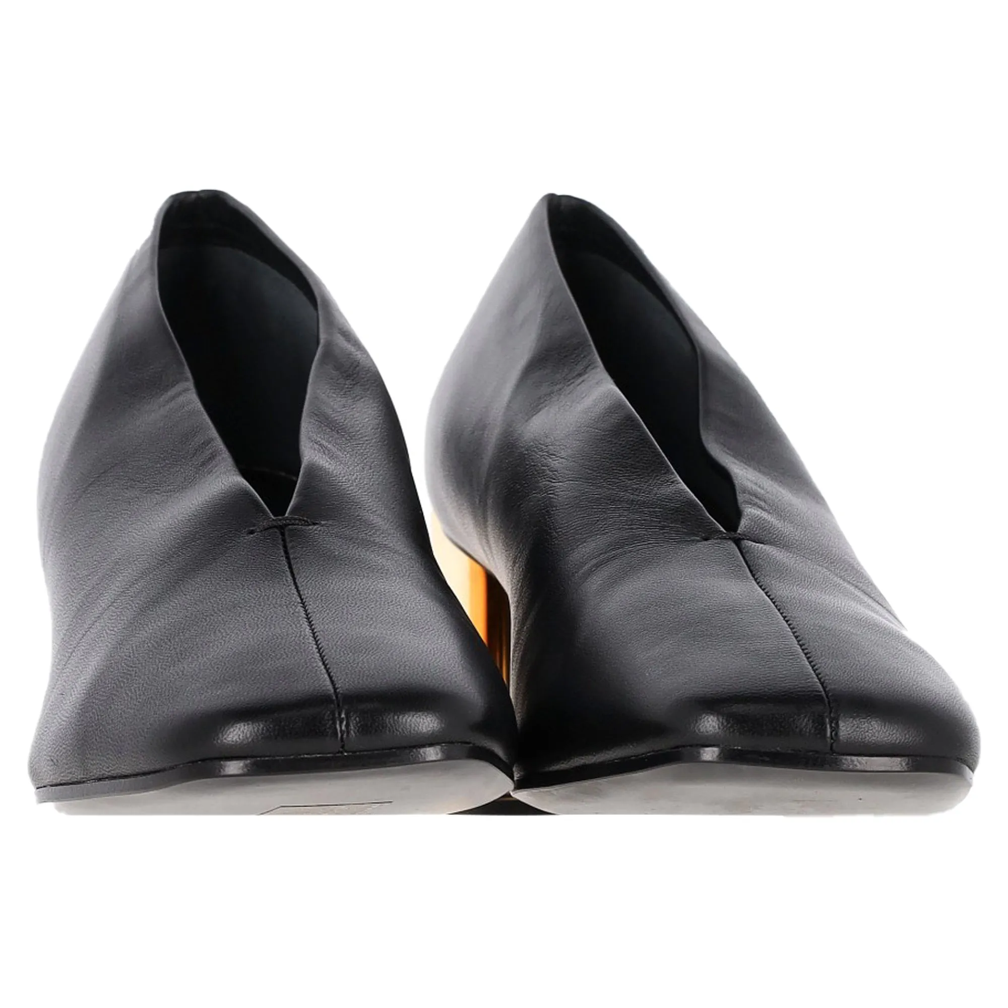 Proenza Schouler Block Heel Pumps In Black Leather