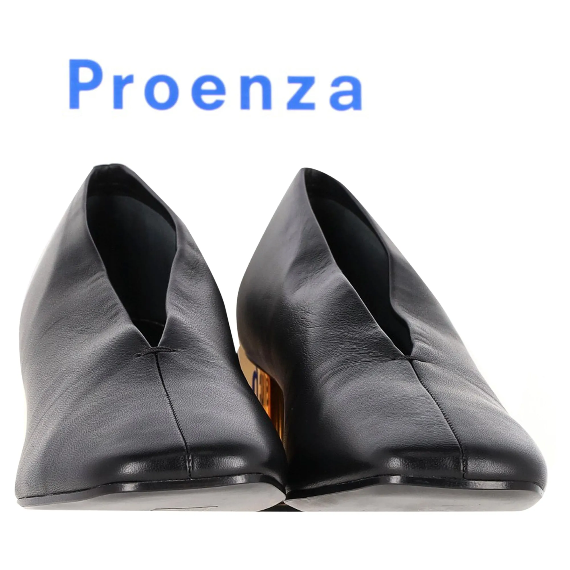 Proenza Schouler Block Heel Pumps In Black Leather