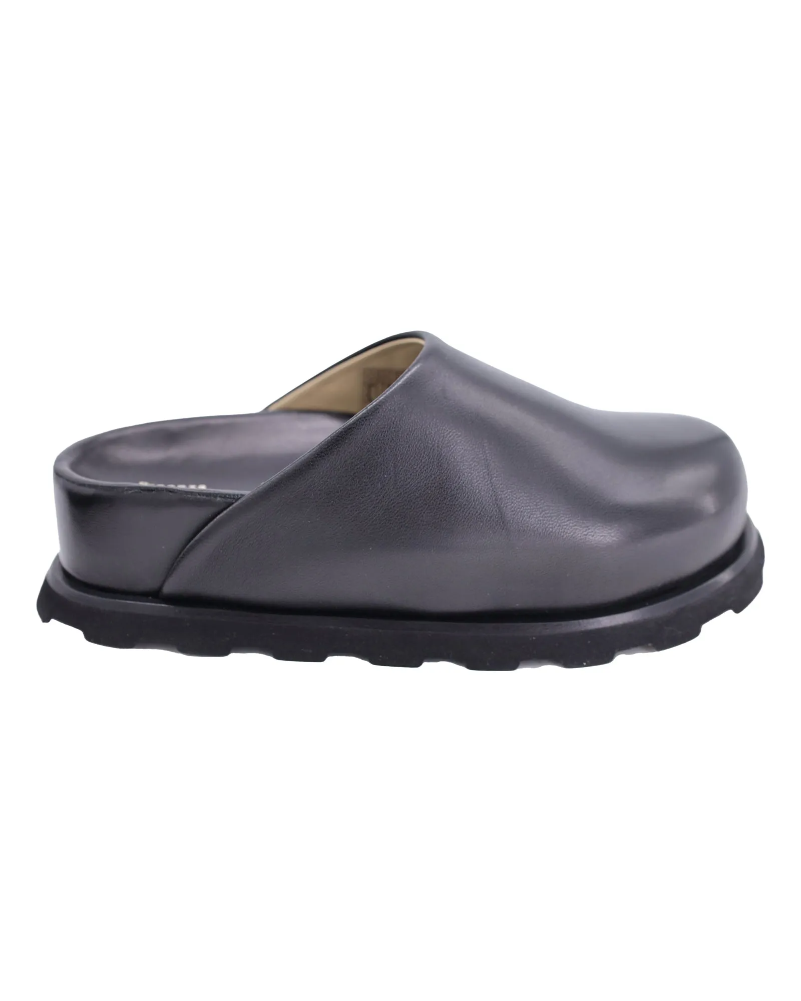 Proenza Schouler Forma Mules in Black Leather