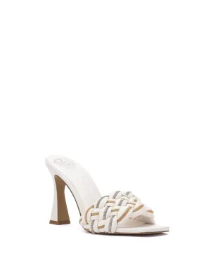 Rayley Mule In White Swan