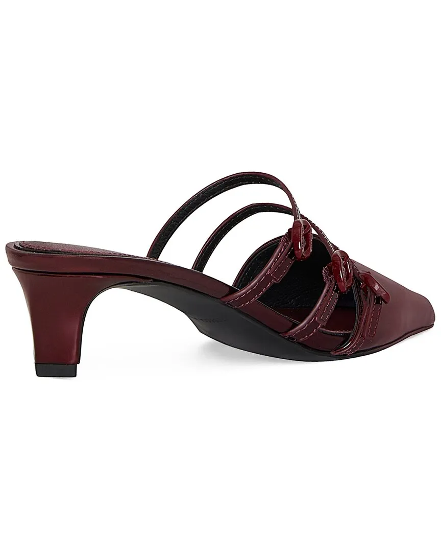 Rebecca Minkoff Buckle Leather Mule