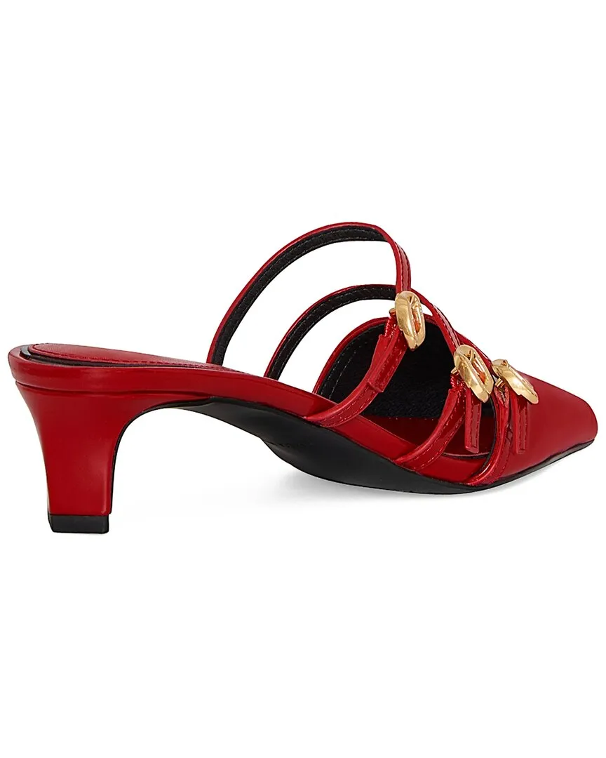Rebecca Minkoff Buckle Leather Mule