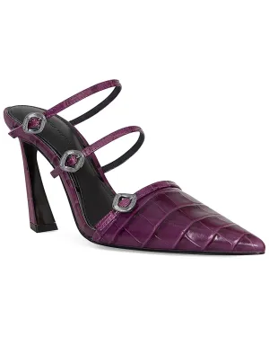 Rebecca Minkoff Buckle Leather Mule