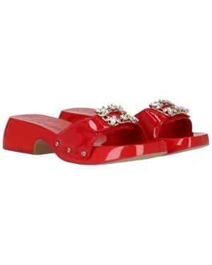 Roger Vivier Leather Mule
