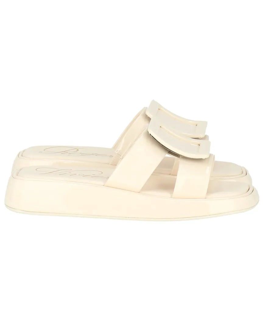 Roger Vivier Leather Slide