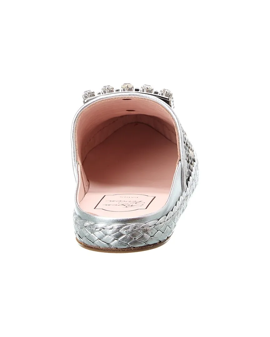 Roger Vivier Lounge Bistrot Leather Mule