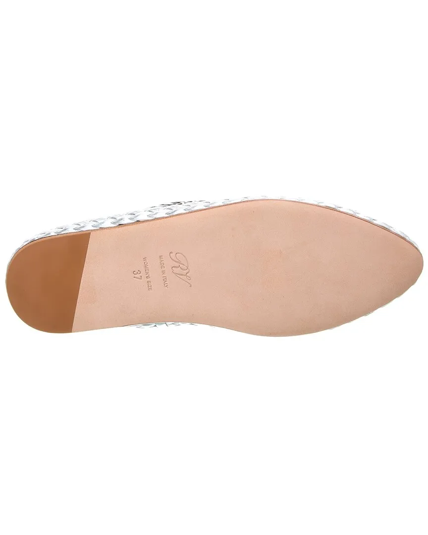 Roger Vivier Lounge Bistrot Leather Mule