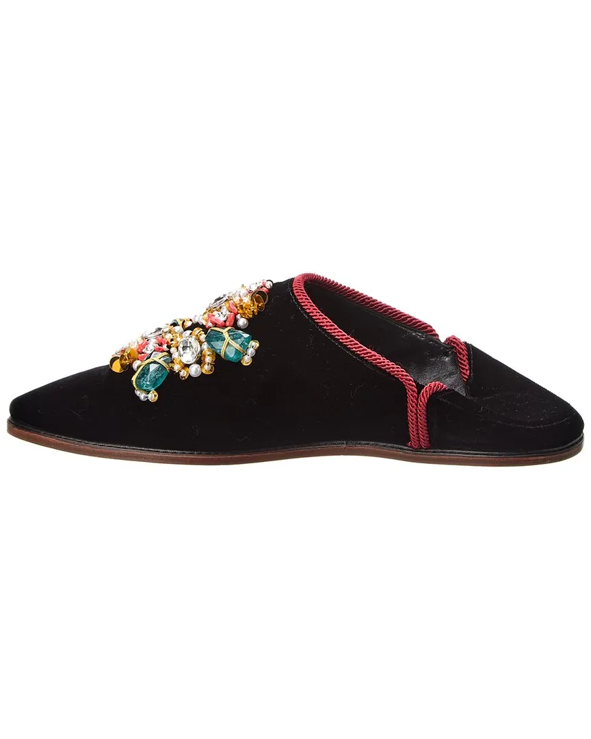 Roger Vivier Velvet Mule