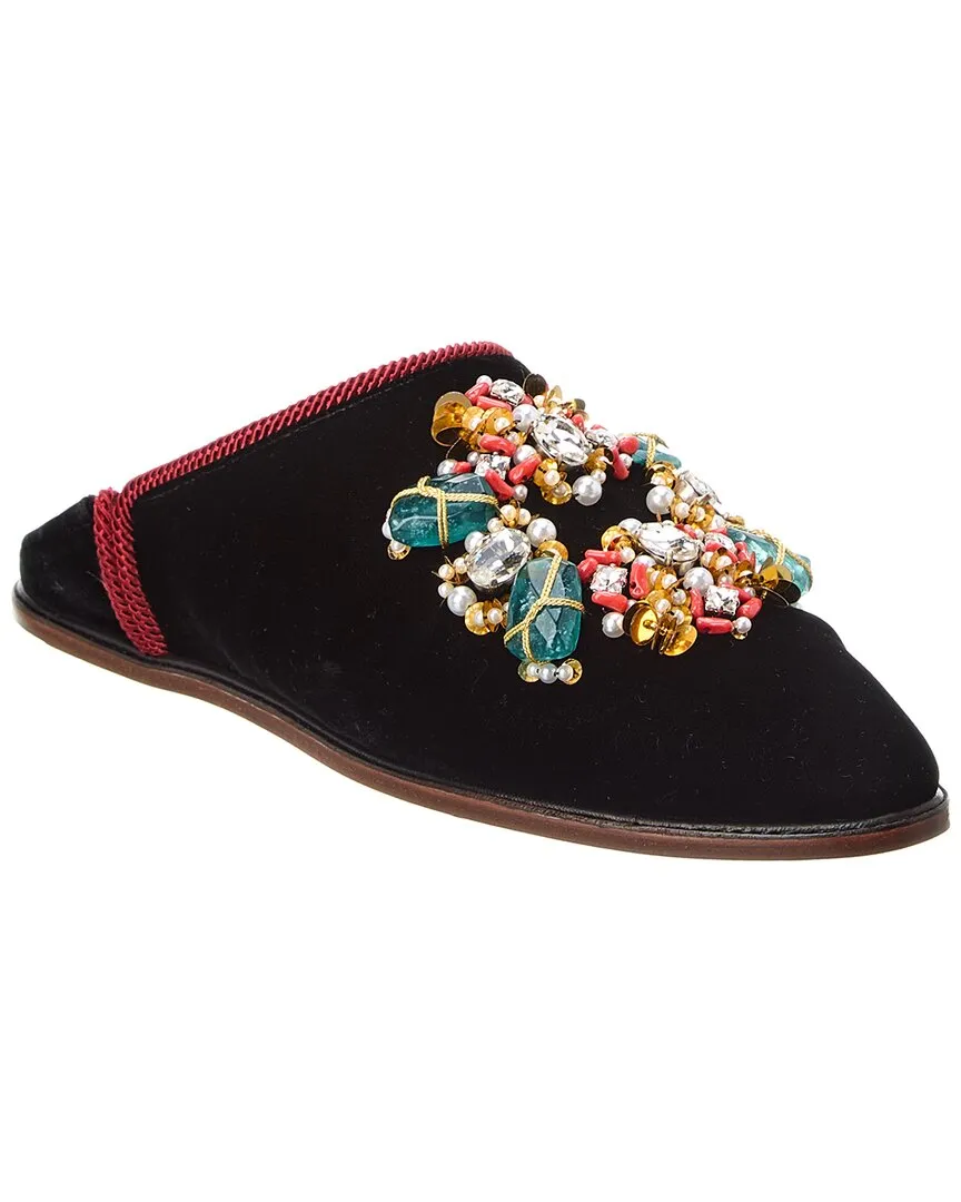 Roger Vivier Velvet Mule