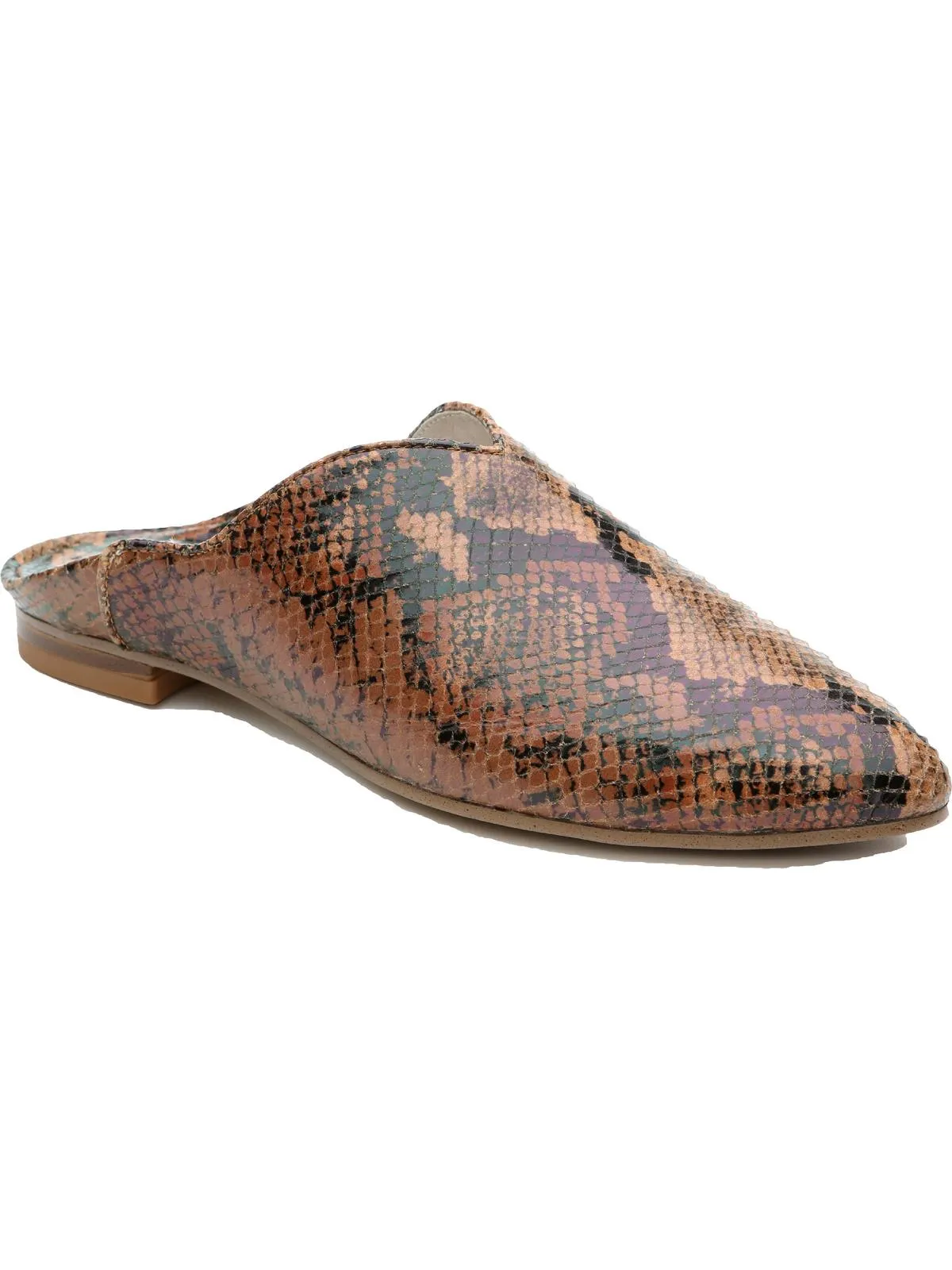 Saieda Womens Textile Slip On Mules