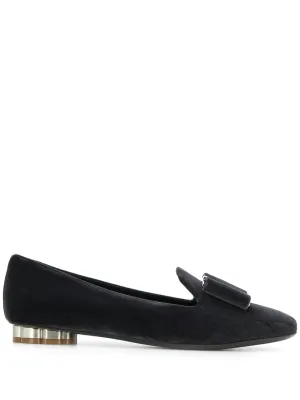 Salvatore Ferragamo Flower-Heel Sarno Mocassins