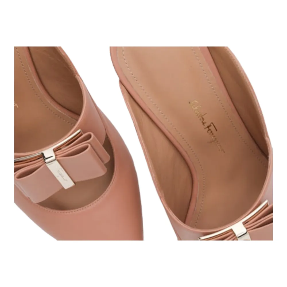 SALVATORE FERRAGAMO Zelda Women's 724998 Blush Mule