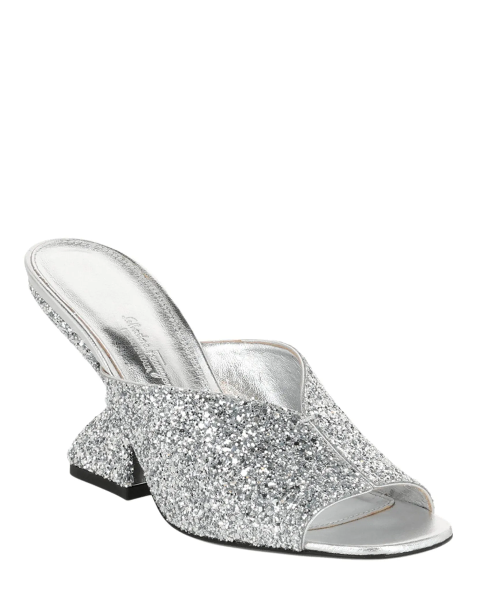 Sansu Sculptural-Heel Mules