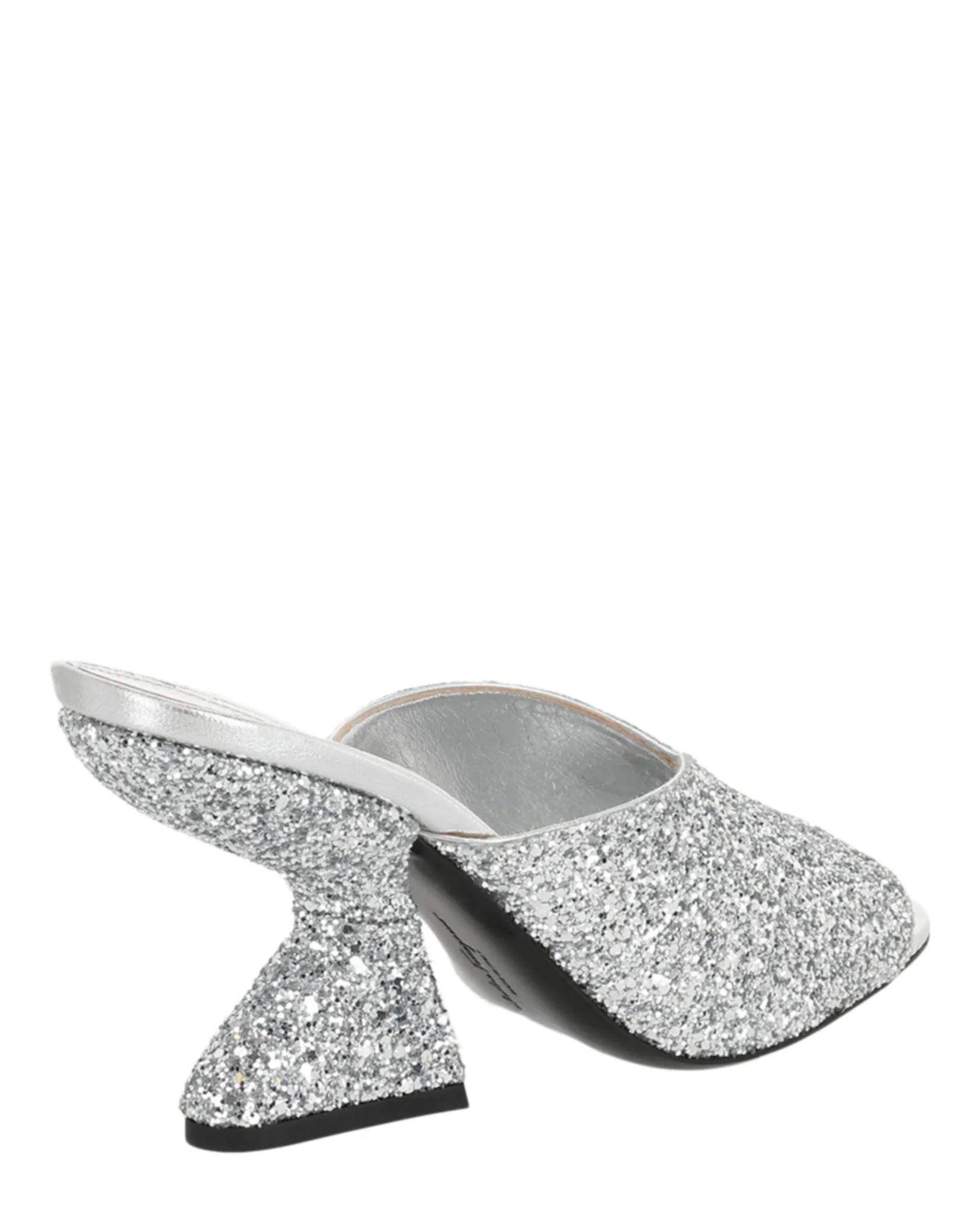 Sansu Sculptural-Heel Mules