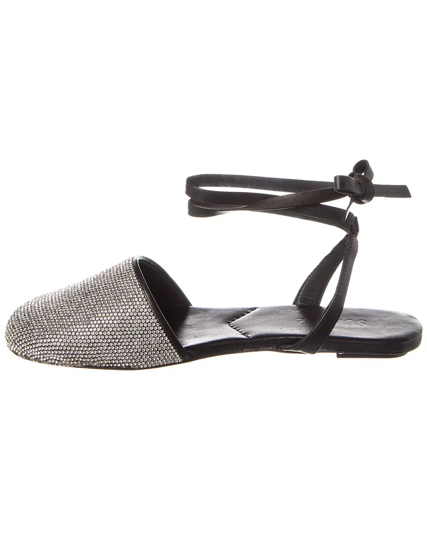Schutz Abrie Leather Flat