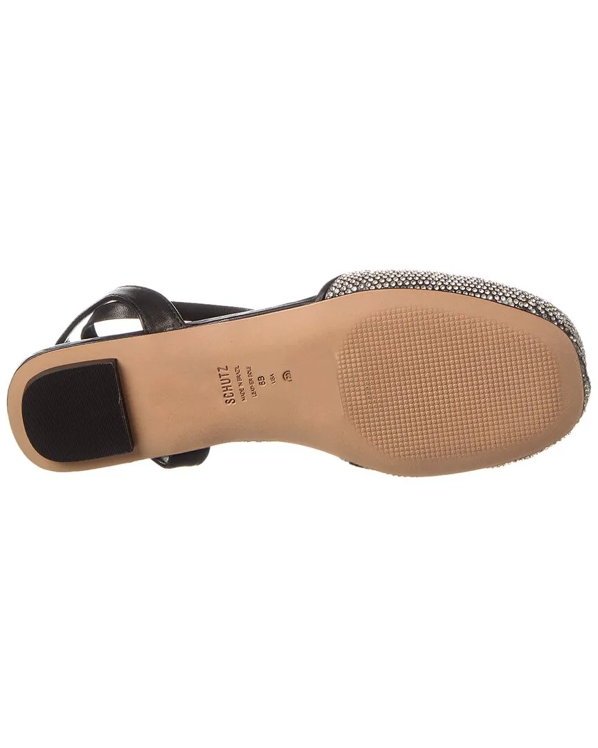 Schutz Abrie Leather Flat