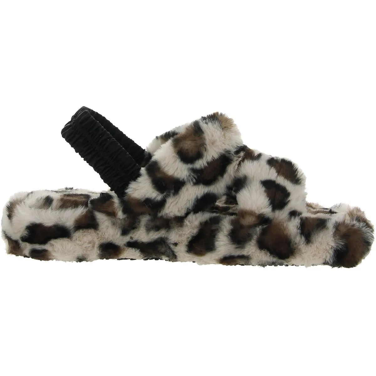 Shayla Womens Faux Fur Slingback Slingback Slippers