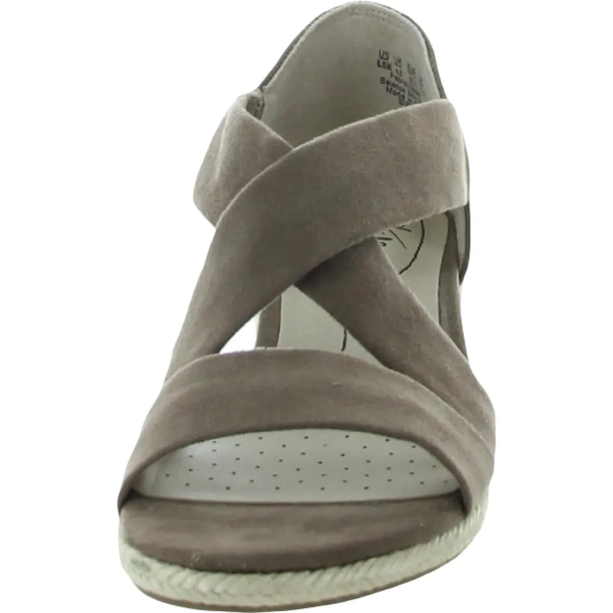 Siesta Womens Cushioned Footbed Slip On Wedge Sandals