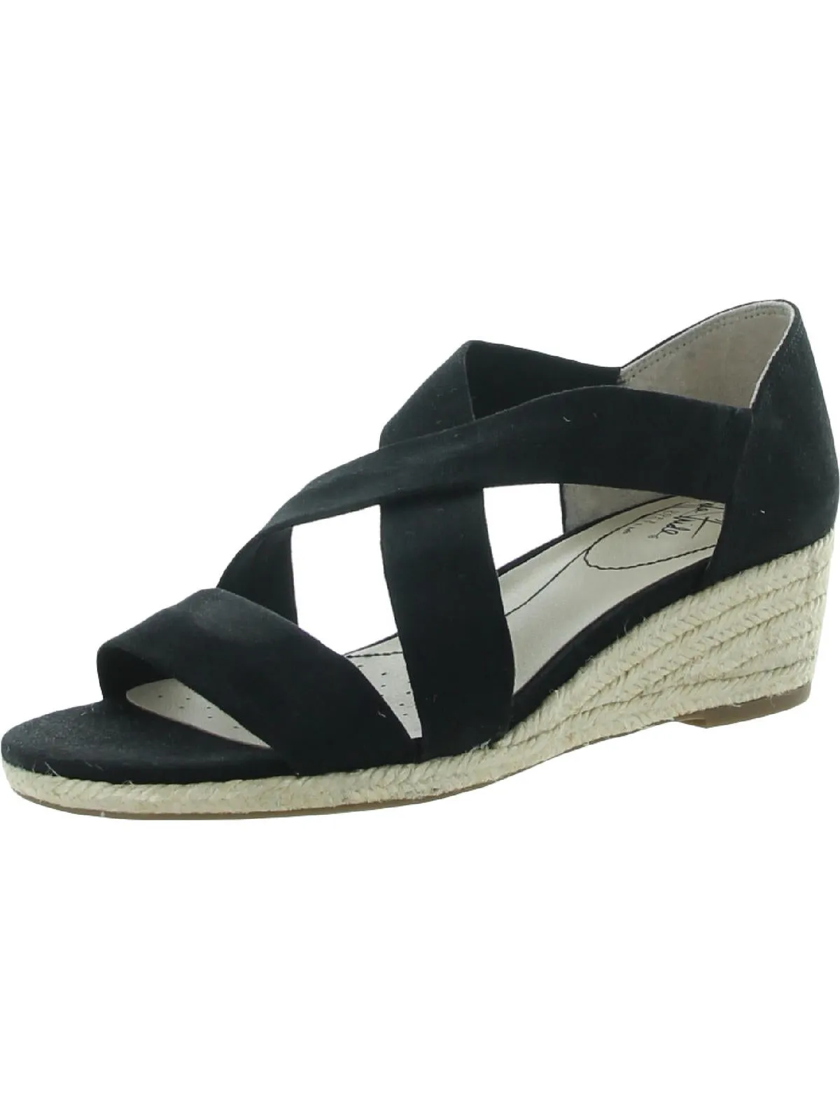 Siesta Womens Cushioned Footbed Slip On Wedge Sandals