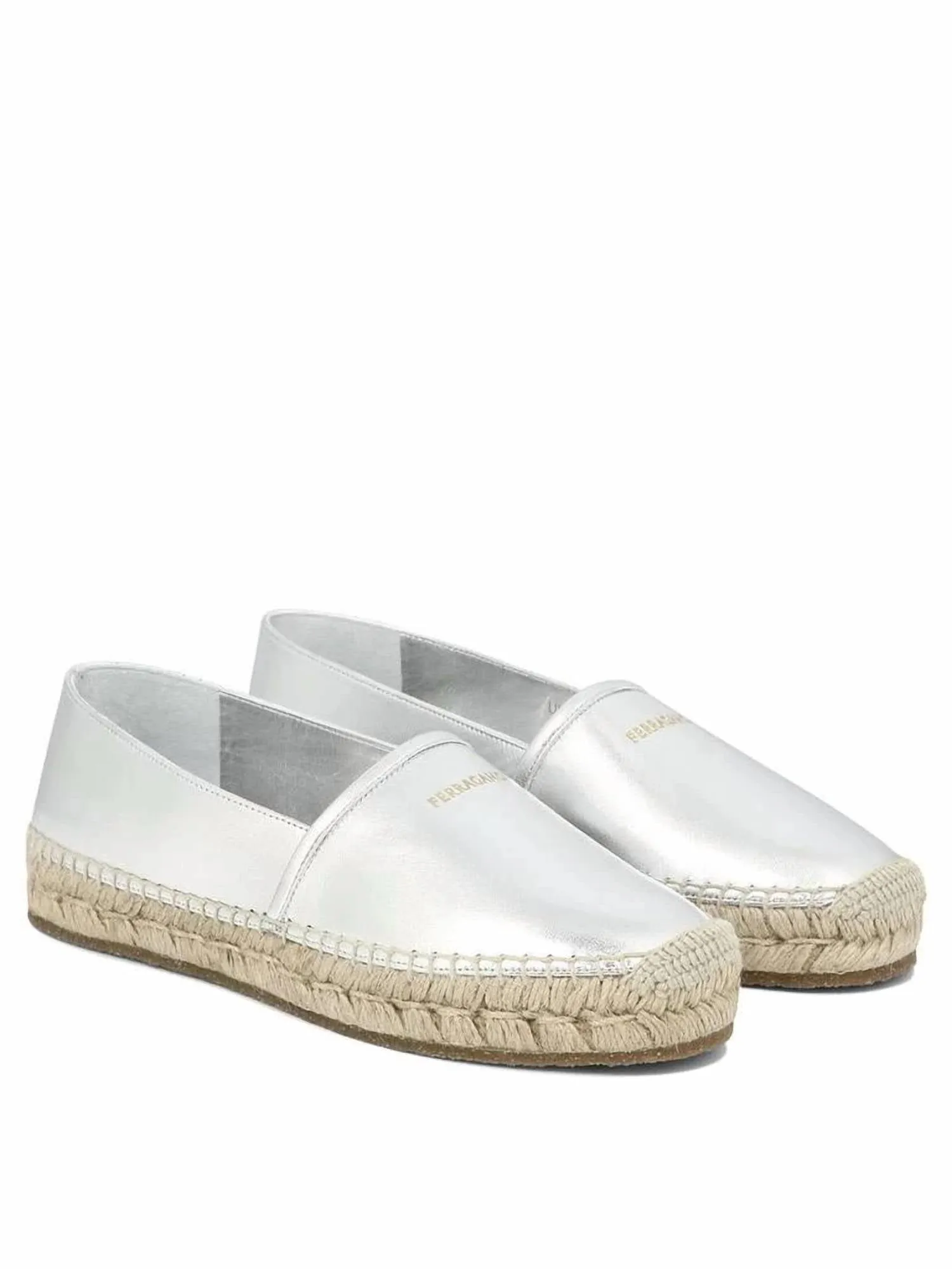 Silver Espadrilles