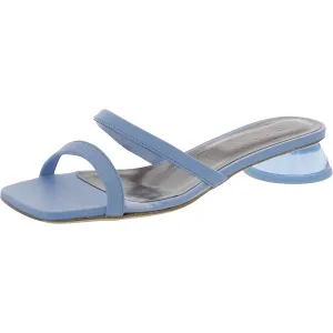 Simone Womens Leather Slip On Mules