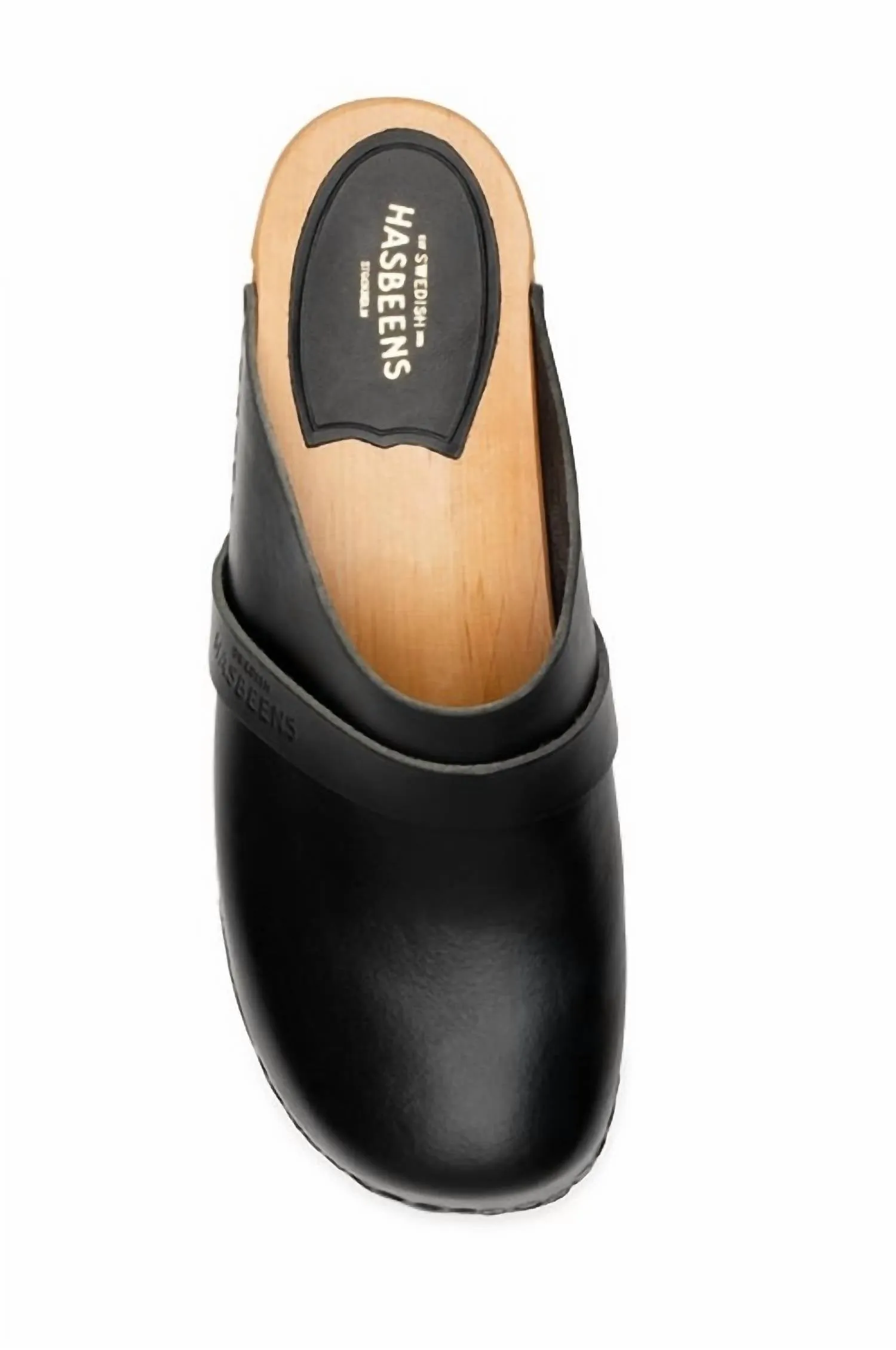 Slip-On Classic Heeled Clog In Black