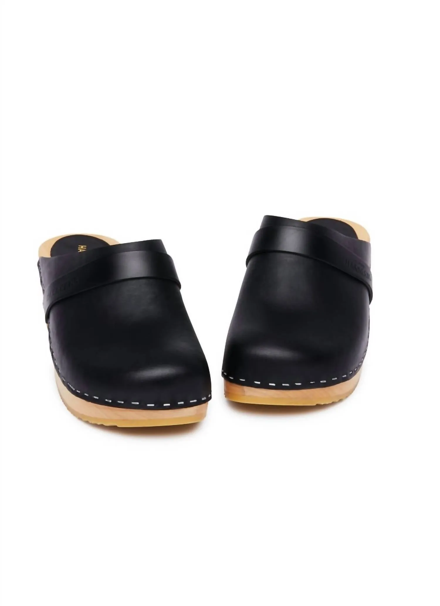 Slip-On Classic Heeled Clog In Black