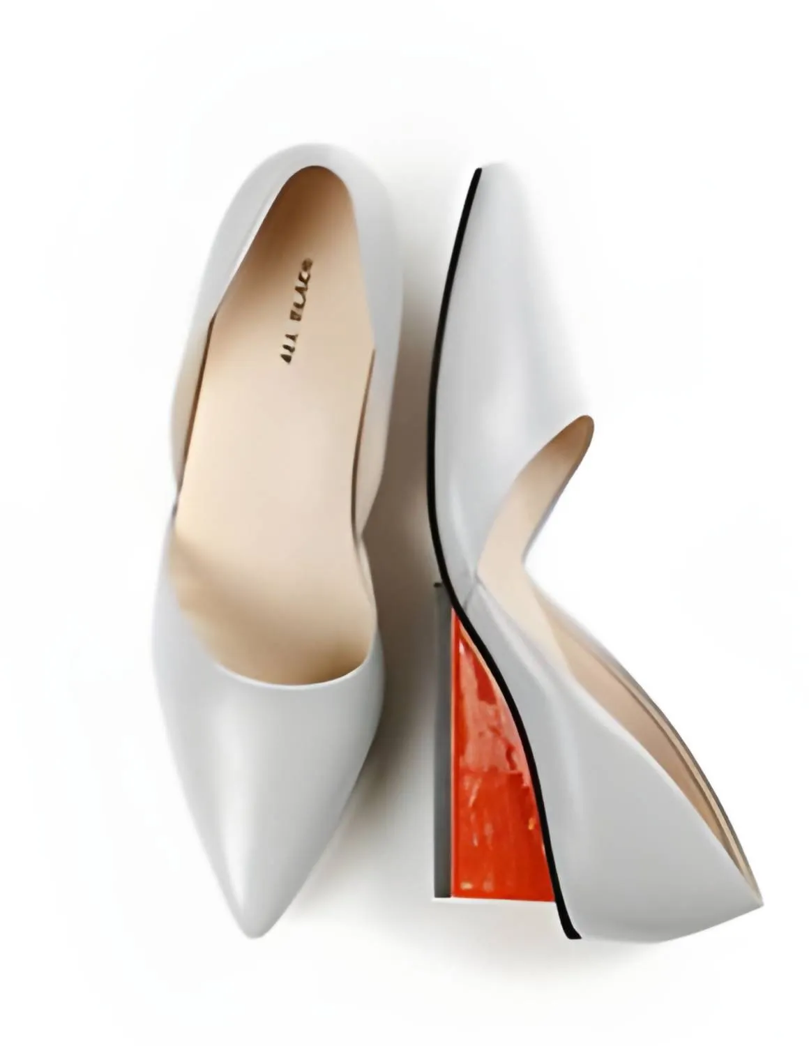 Square Wedge In Purple/orange