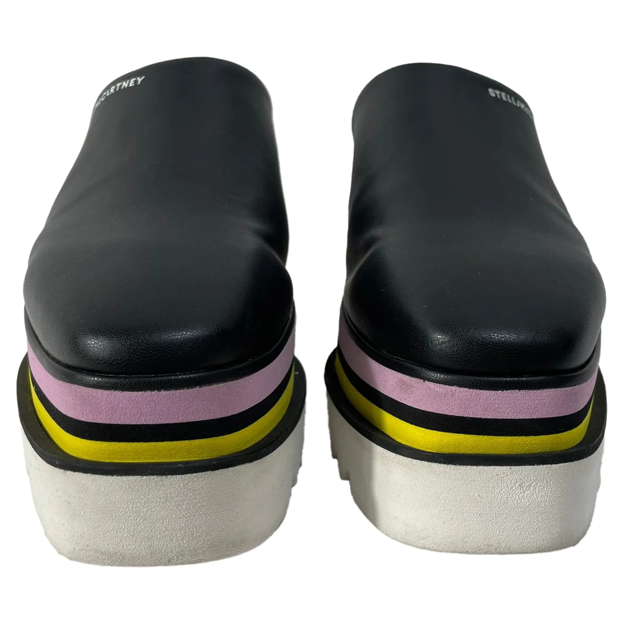 Stella Mccartney Sneak Elyse Platform Mules in Multicolor Leather