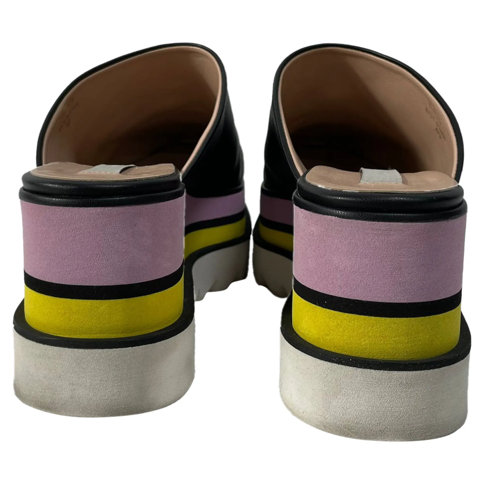 Stella Mccartney Sneak Elyse Platform Mules in Multicolor Leather