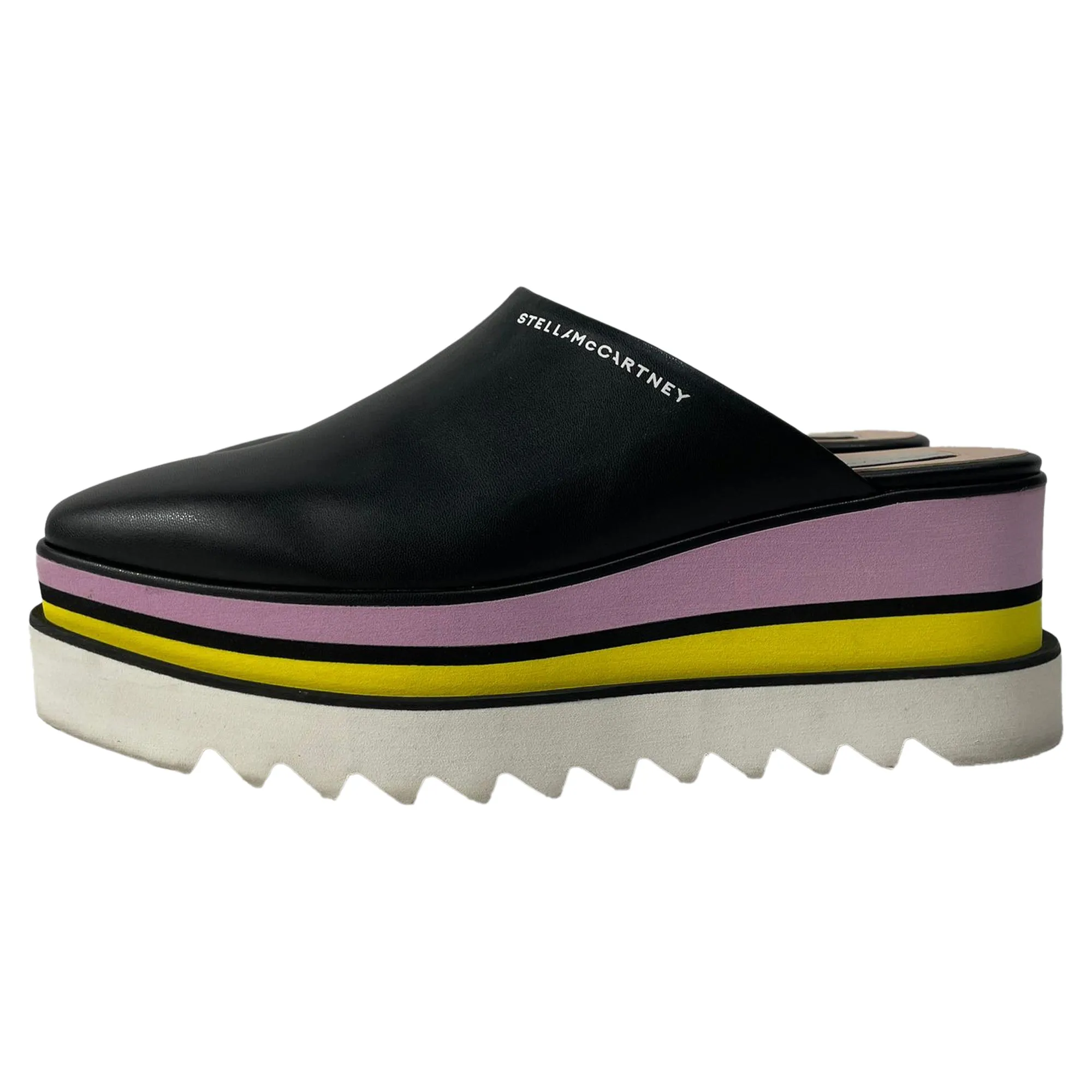 Stella Mccartney Sneak Elyse Platform Mules in Multicolor Leather