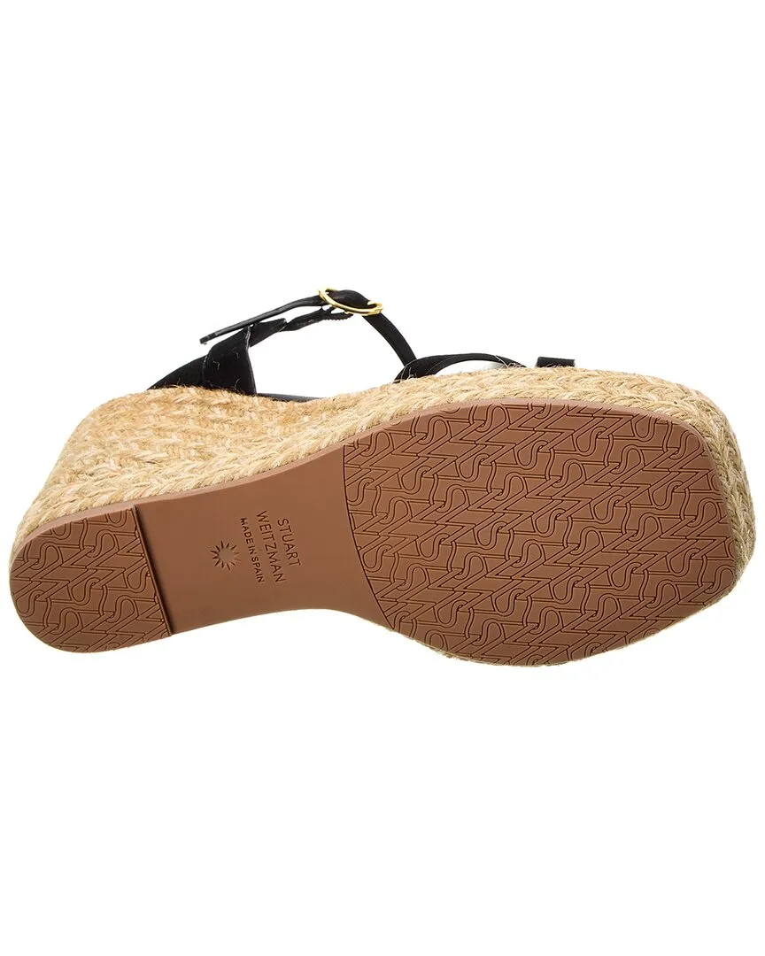 Stuart Weitzman Braida Max Suede Wedge Espadrille