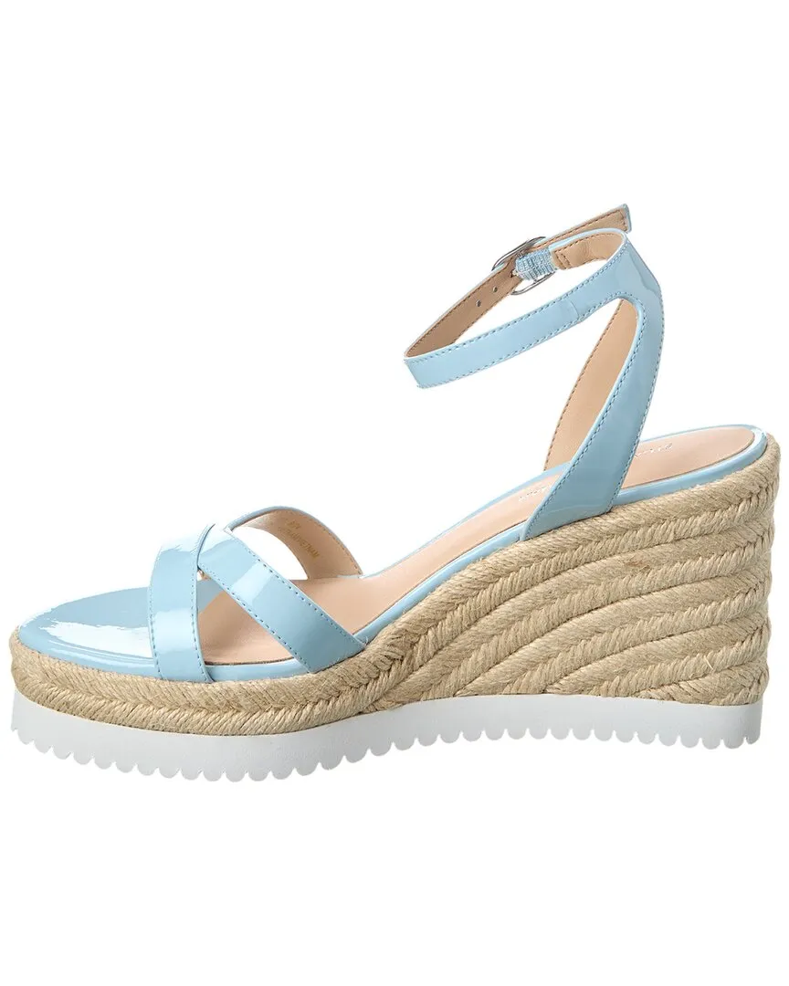 Stuart Weitzman Catlina Patent Espadrille Wedge Sandal