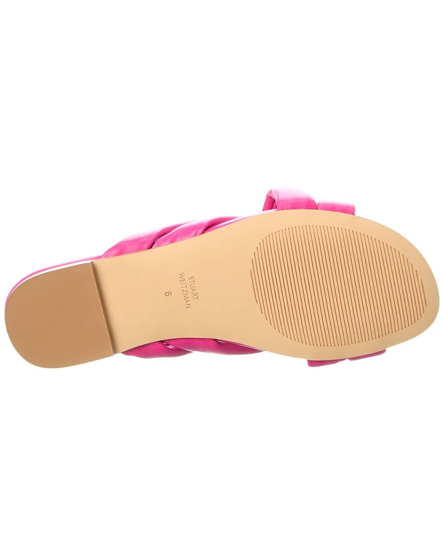 Stuart Weitzman Crossover Leather Slide