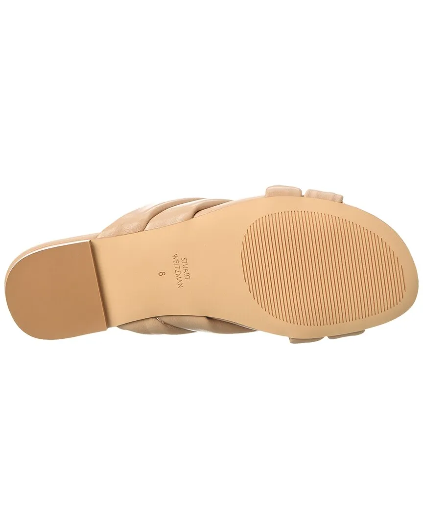 Stuart Weitzman Crossover Leather Slide