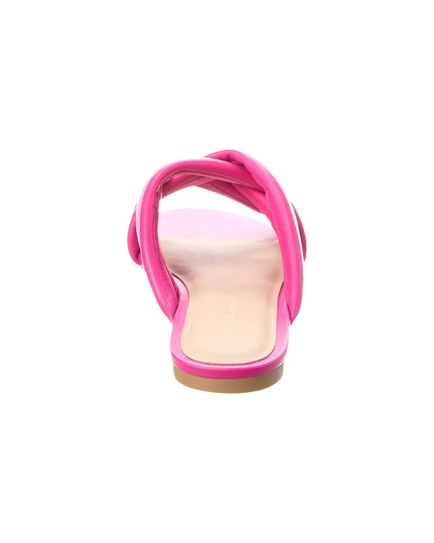 Stuart Weitzman Crossover Leather Slide