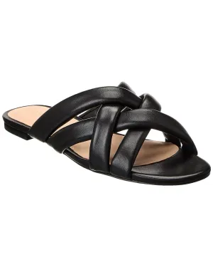 Stuart Weitzman Crossover Leather Slide