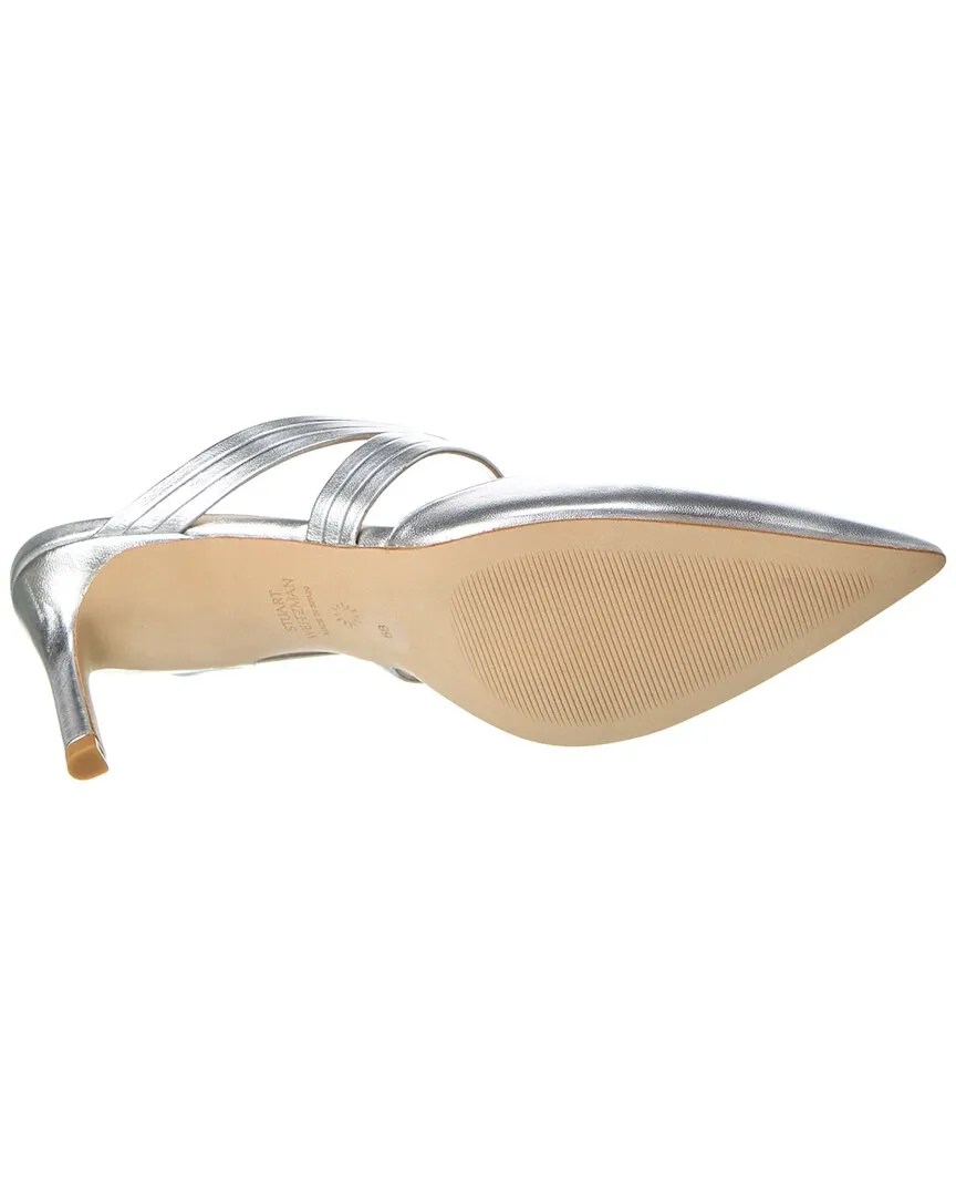 Stuart Weitzman Cutout Leather Mule