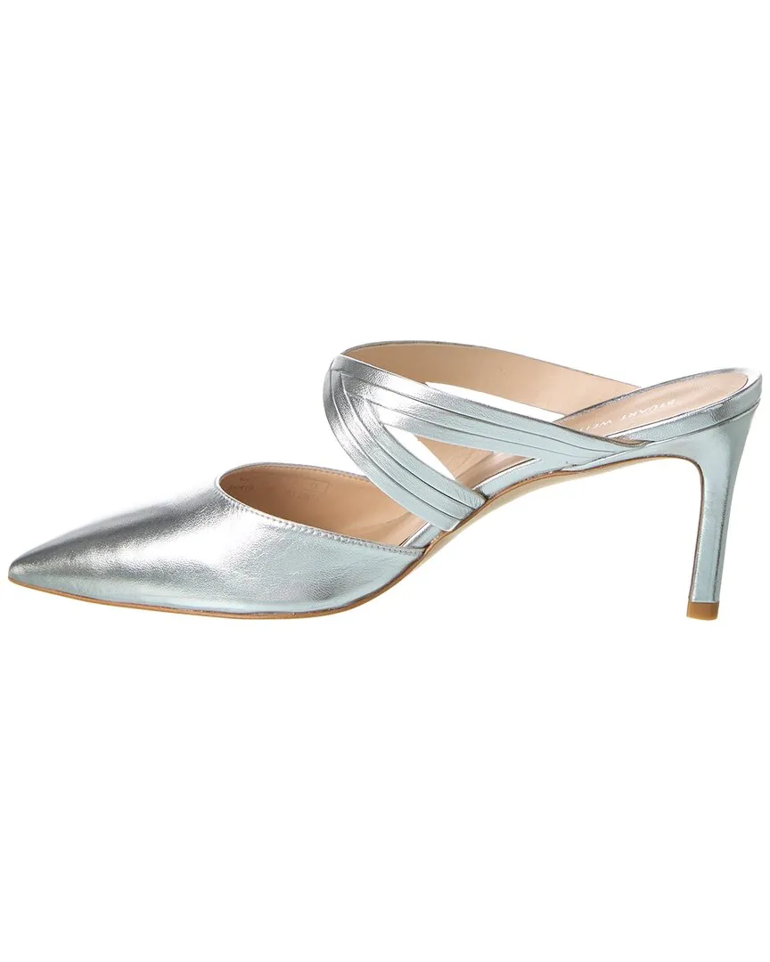 Stuart Weitzman Cutout Leather Mule