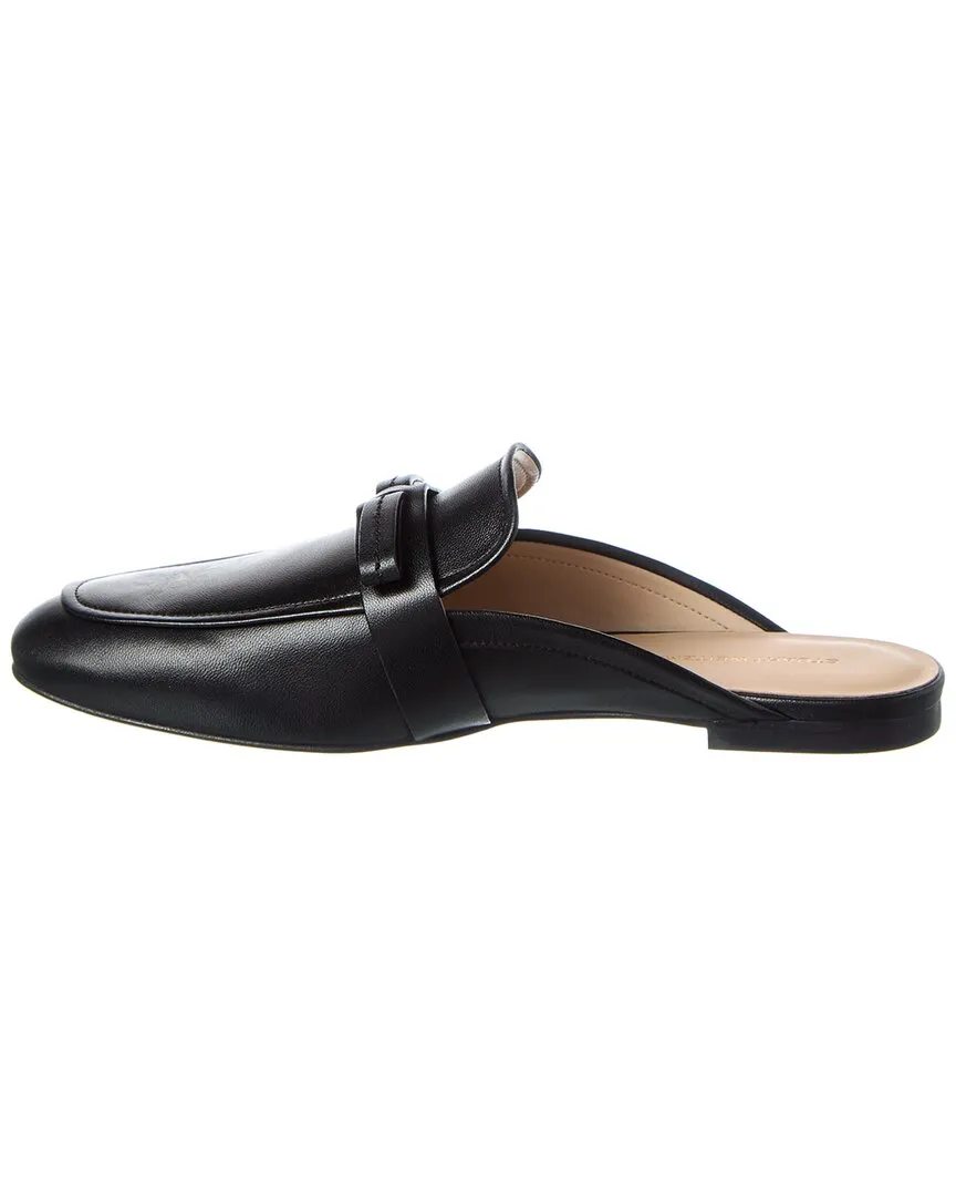 Stuart Weitzman Emma Bow Leather Mule