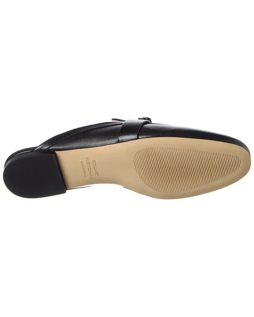 Stuart Weitzman Emma Bow Leather Mule