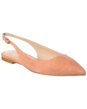 Stuart Weitzman Mara Suede Slingback Flat