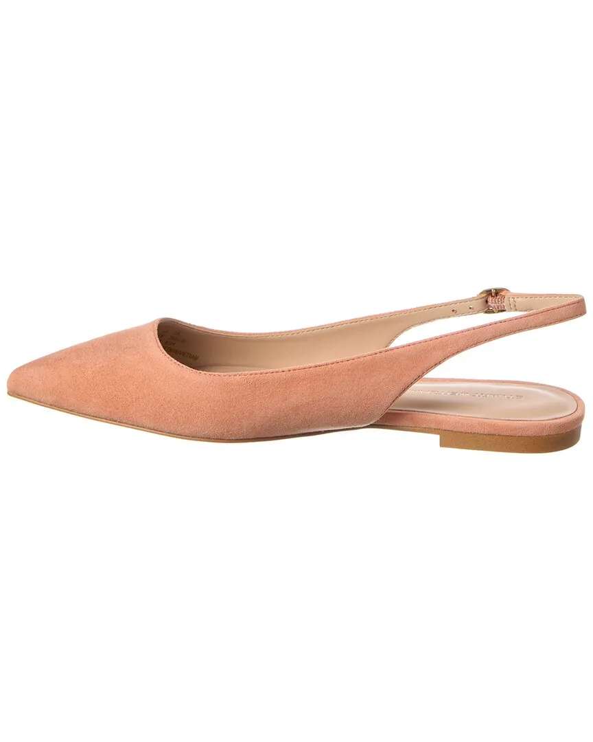 Stuart Weitzman Mara Suede Slingback Flat
